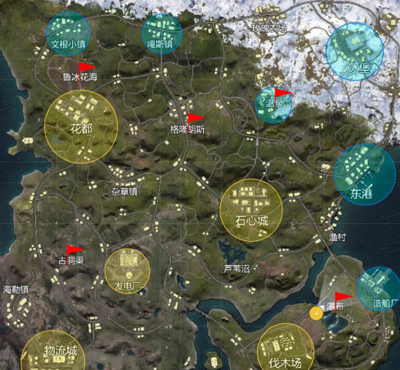 和平精英地图详解高清_和平精英游戏地图_和平精英地图