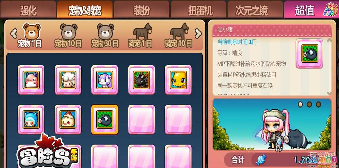 冒险岛宠物_灵动岛宠物_宠物岛