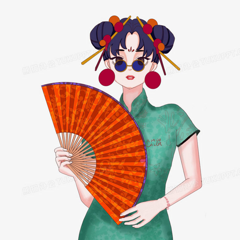 卡通美女头像古风_头像卡通女生古风_头像卡通动漫古风女